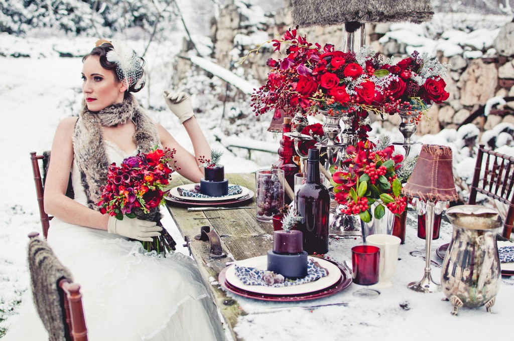 Winter Wedding Decor By Rachel A. Clingen