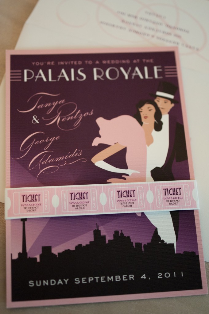 Weddings At Palais Royale Toronto wedding invitation