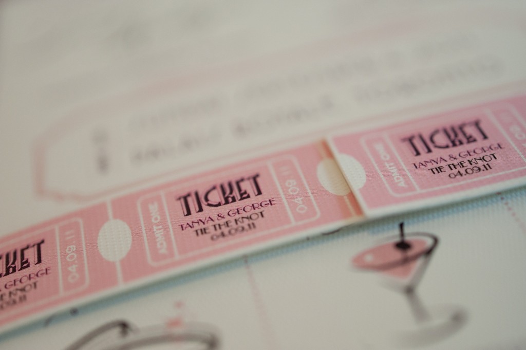 Wedding Invitations Toronto Hollywood glam invitations