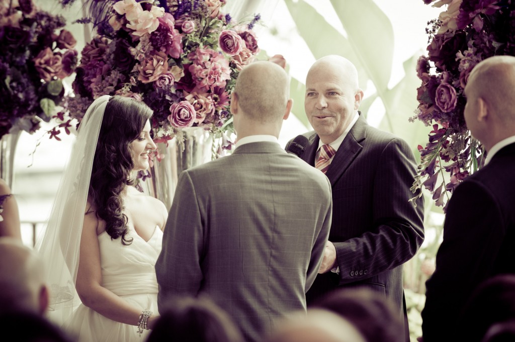 wedding ceremony on the deck Palais Royale