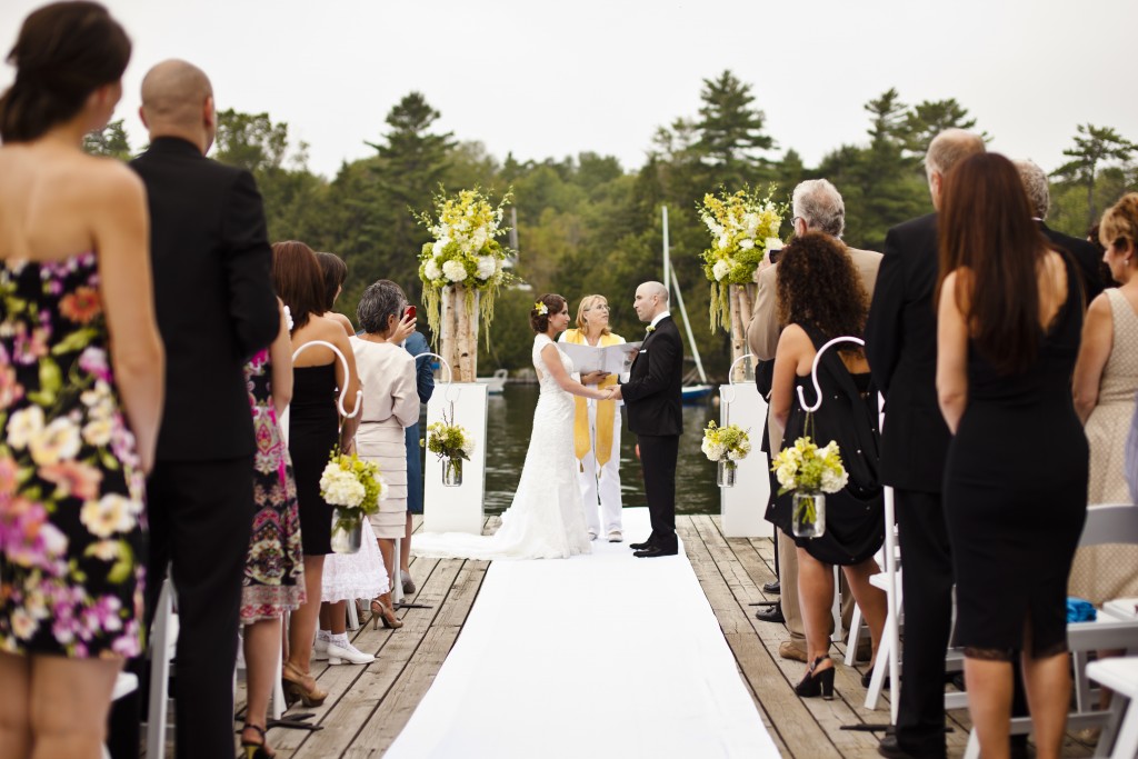 Muskoka Wedding Decor By Rachel A. Clingen Wedding ceremony decor