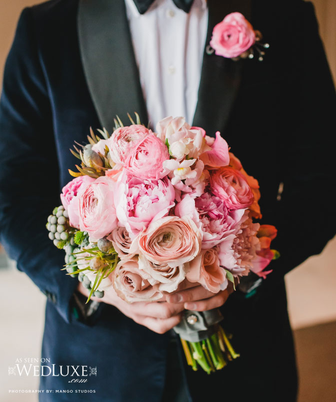 Wedding Flowers Toronto For Wedluxe Shoot