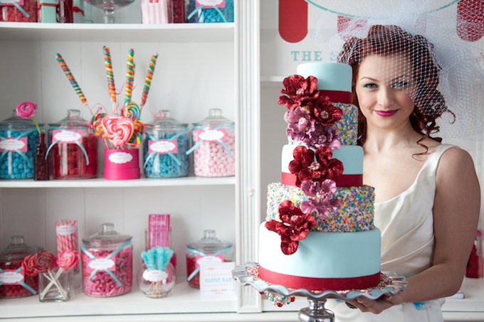 Candy Land Themed Wedding Cake By The Caketress