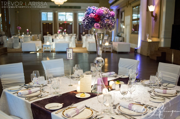 Purple Centrepieces