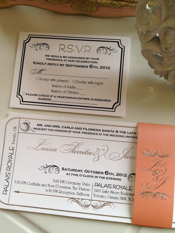 Luxury Wedding Invitations Toronto