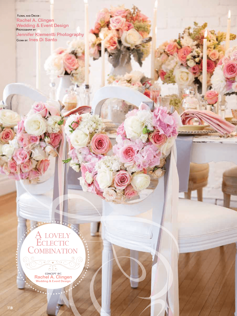 Shabby Chic Creative Styleshoot for Elegant Wedding Magazine by Rachel A. Clingen Wedding Design, Decor & Flowers
