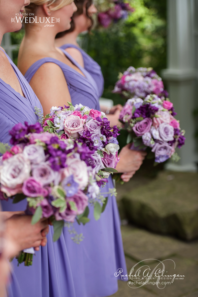 Purple Wedding Flowers Decor Toronto