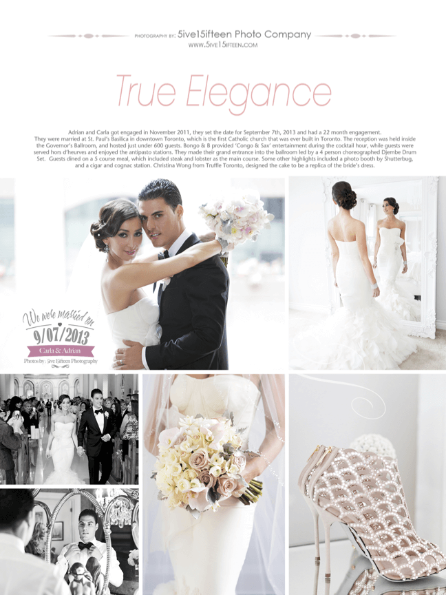 Adrian and Carla's True Elegance Wedding