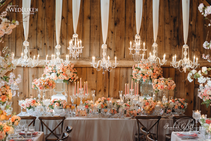 Luxury Barn Wedding Flowers