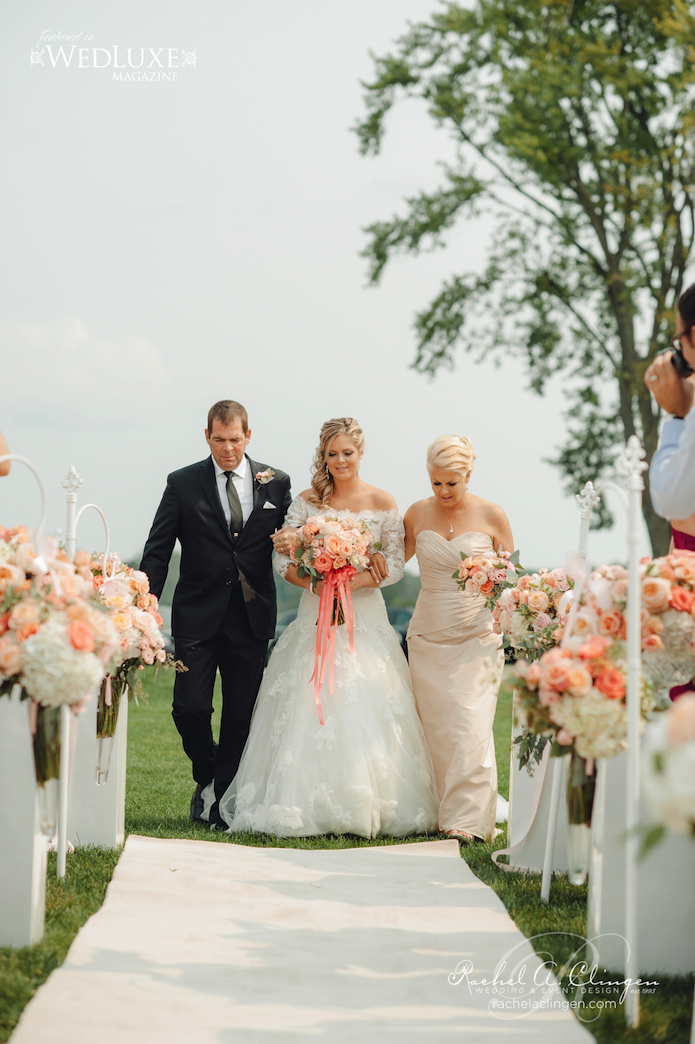 Walking up the aisle