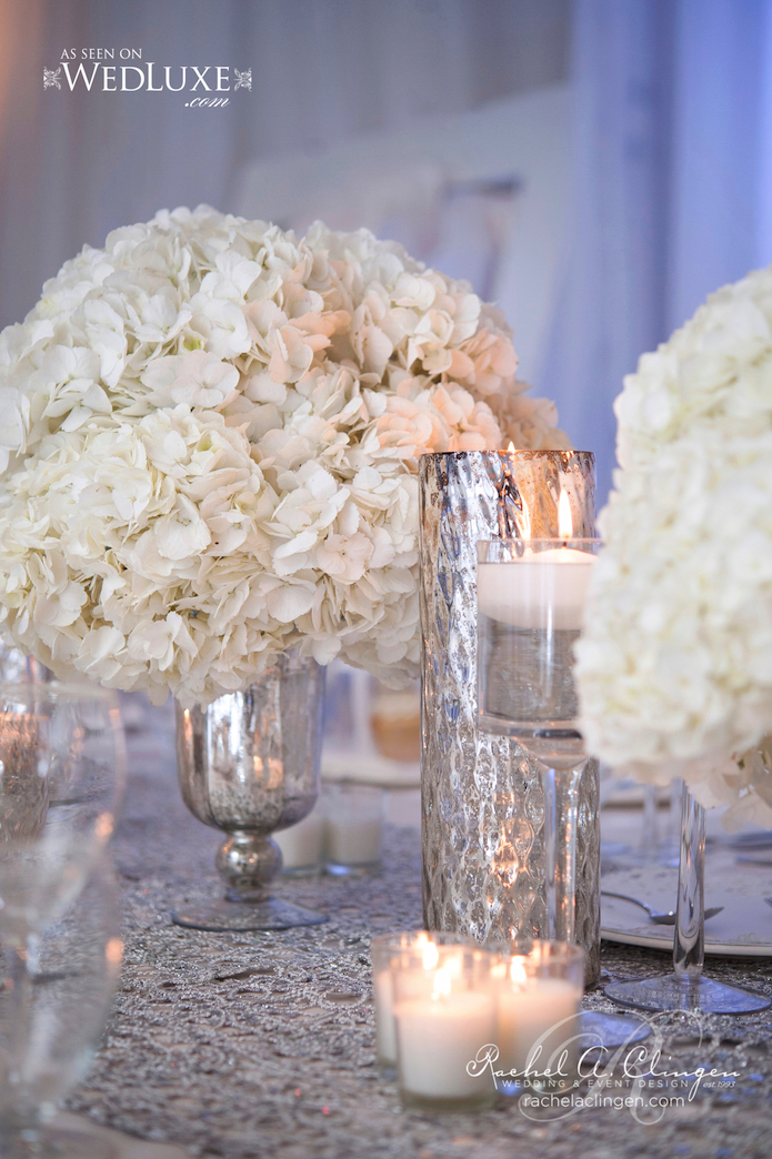 White Silver Wedding Flowers Toronto