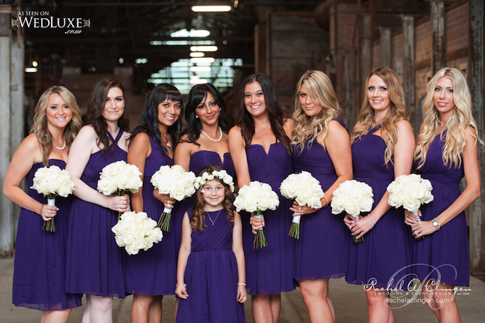 White Wedding Toronto Bridesmaids