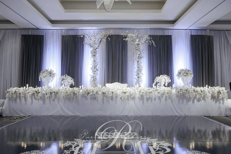 Elegant Draping Backdrop Wedding Decor Toronto Rachel A Clingen Wedding And Event Design 