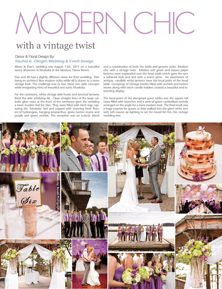 Taboo Muskoka Wedding