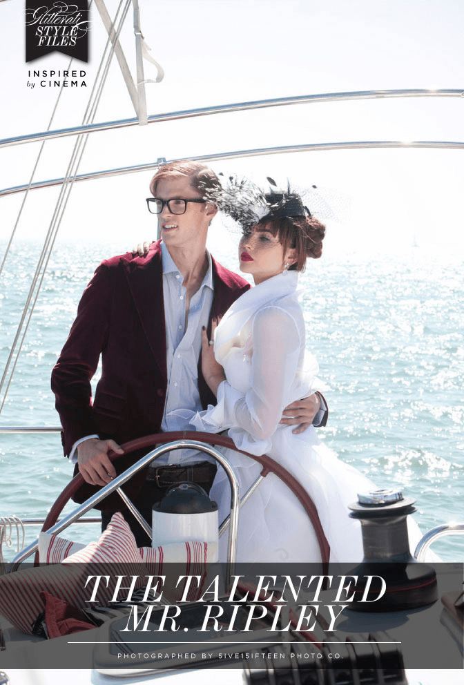 Talented Mr. Ripley luxury wedding style shoot