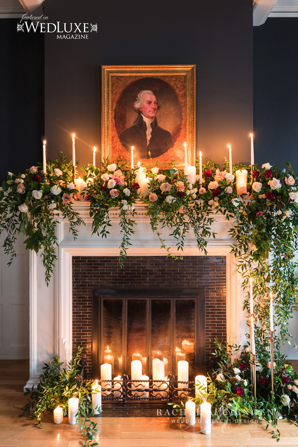 Fire Place Wedding Flowers Toronto