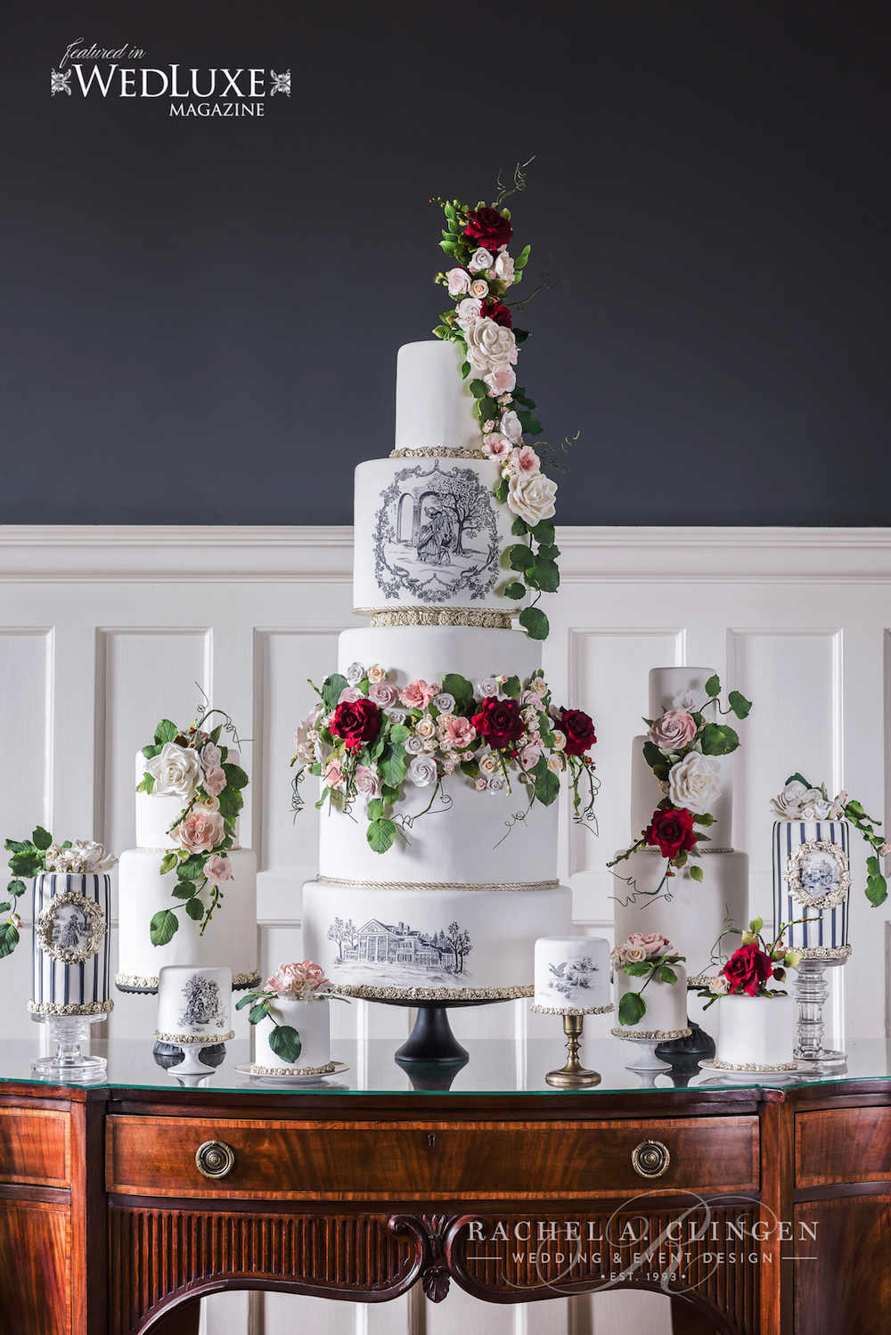 Luxury Wedding Cake Toille