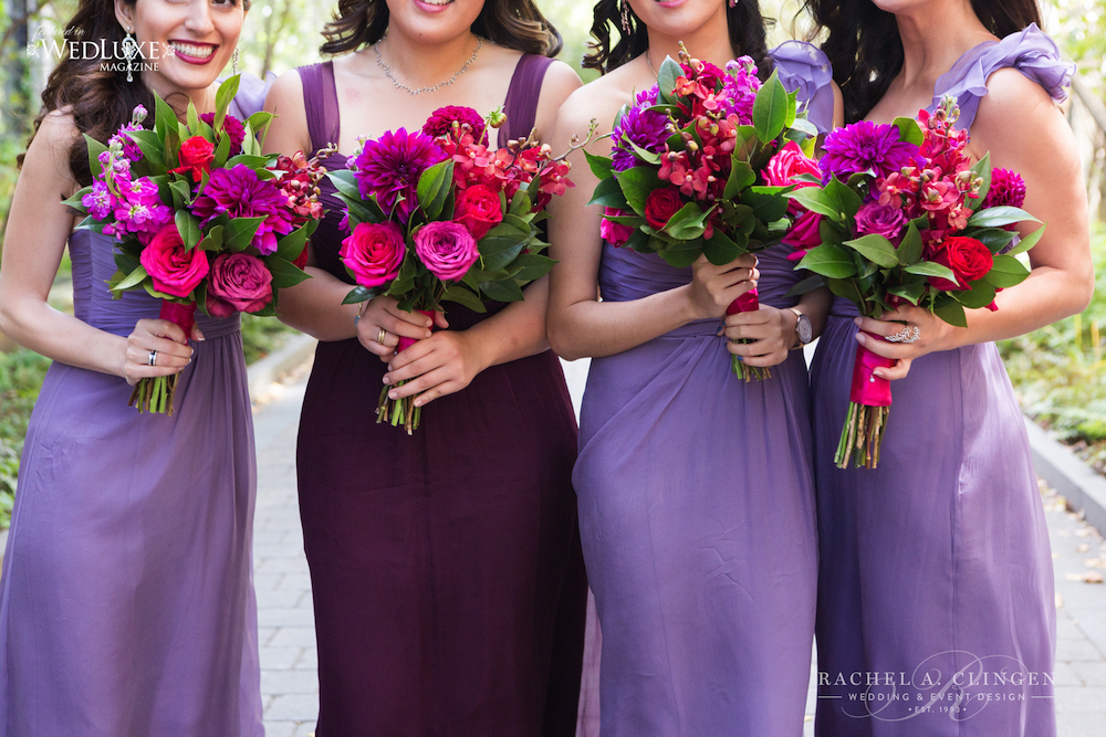 red-fushia-wedding-bouquets