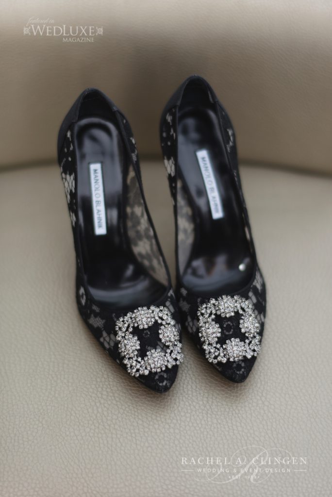 black and white party shoes