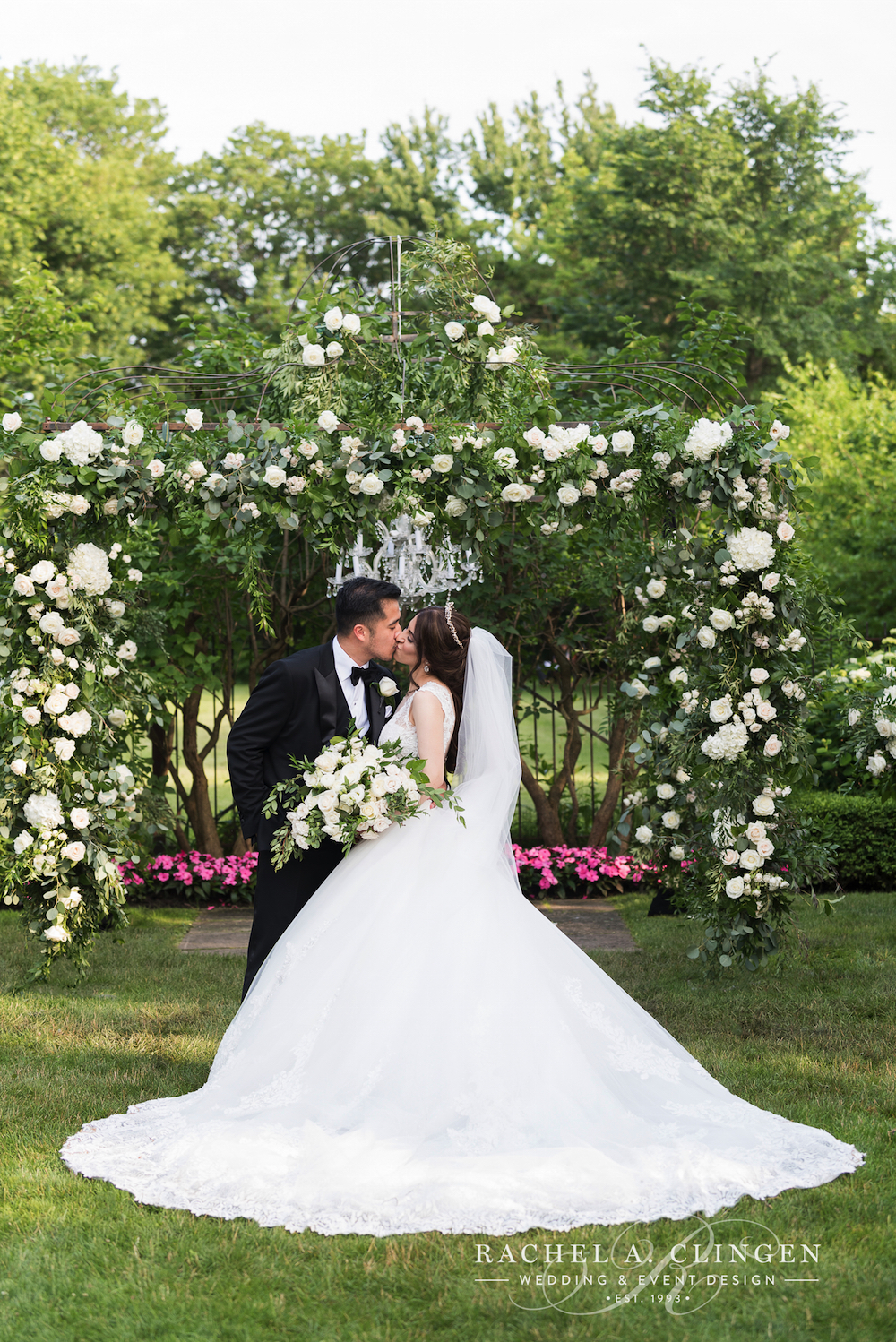 Enchanted Outdoor Greenery Wedding