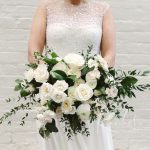 organic ivory bridal bouquet imp