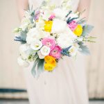 pink ivory yellow bouquet imp