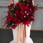 red burgandy wedding flowers imp