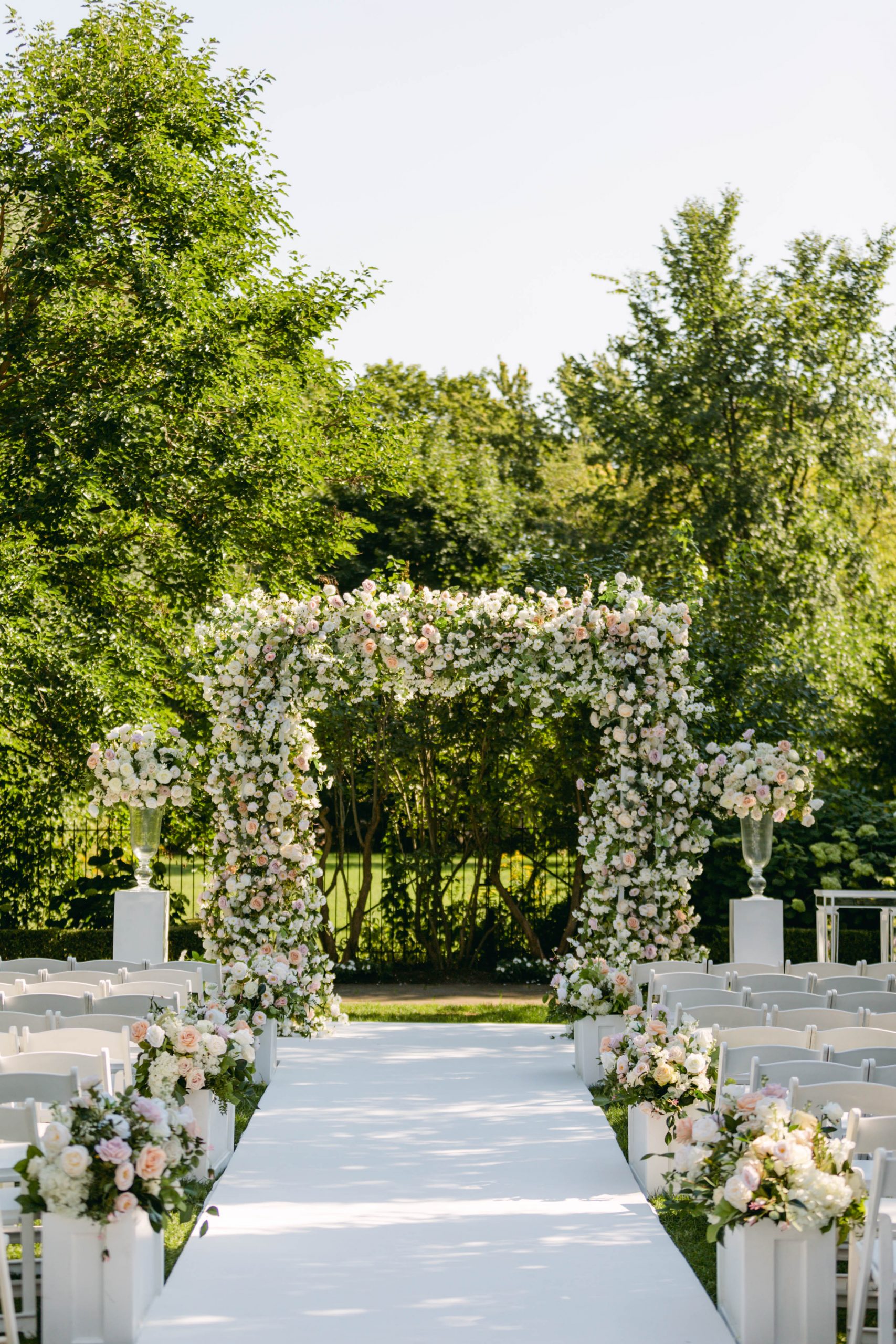 floral chuppah wedding canopy