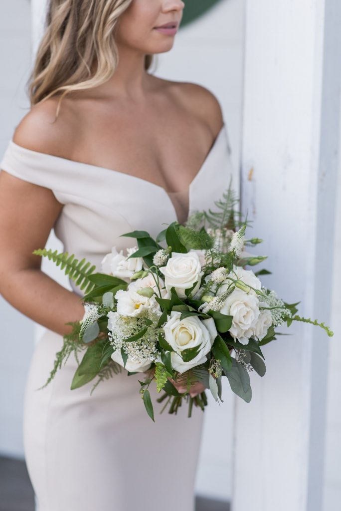 bridesmaid bouquet ivory