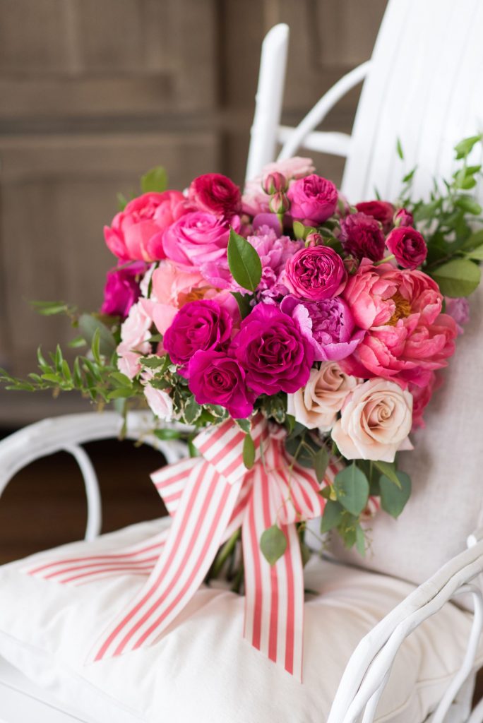 coral pink wedding bouquet rachel a clingen