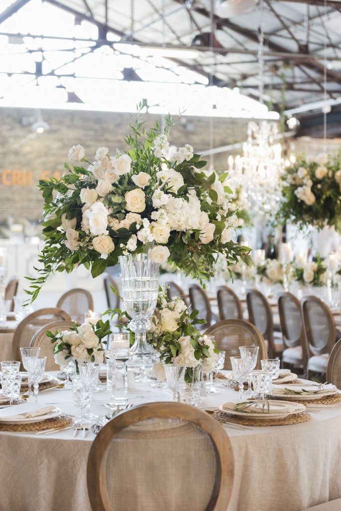 luxury wedding decor toronto ever green brickworks