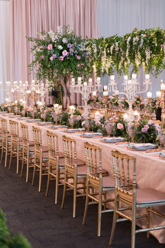 parisian wedding flowers decor