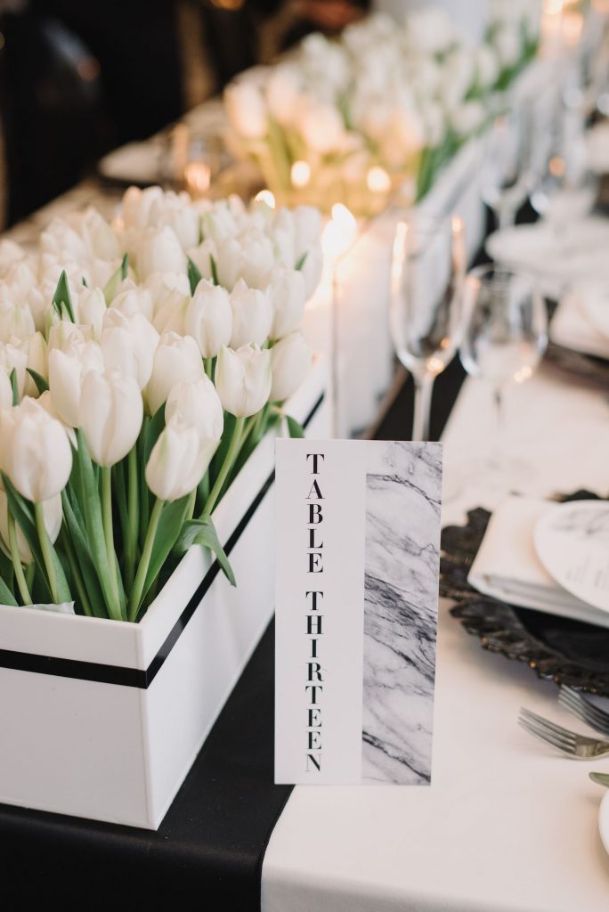 tulip wedding decor toronto