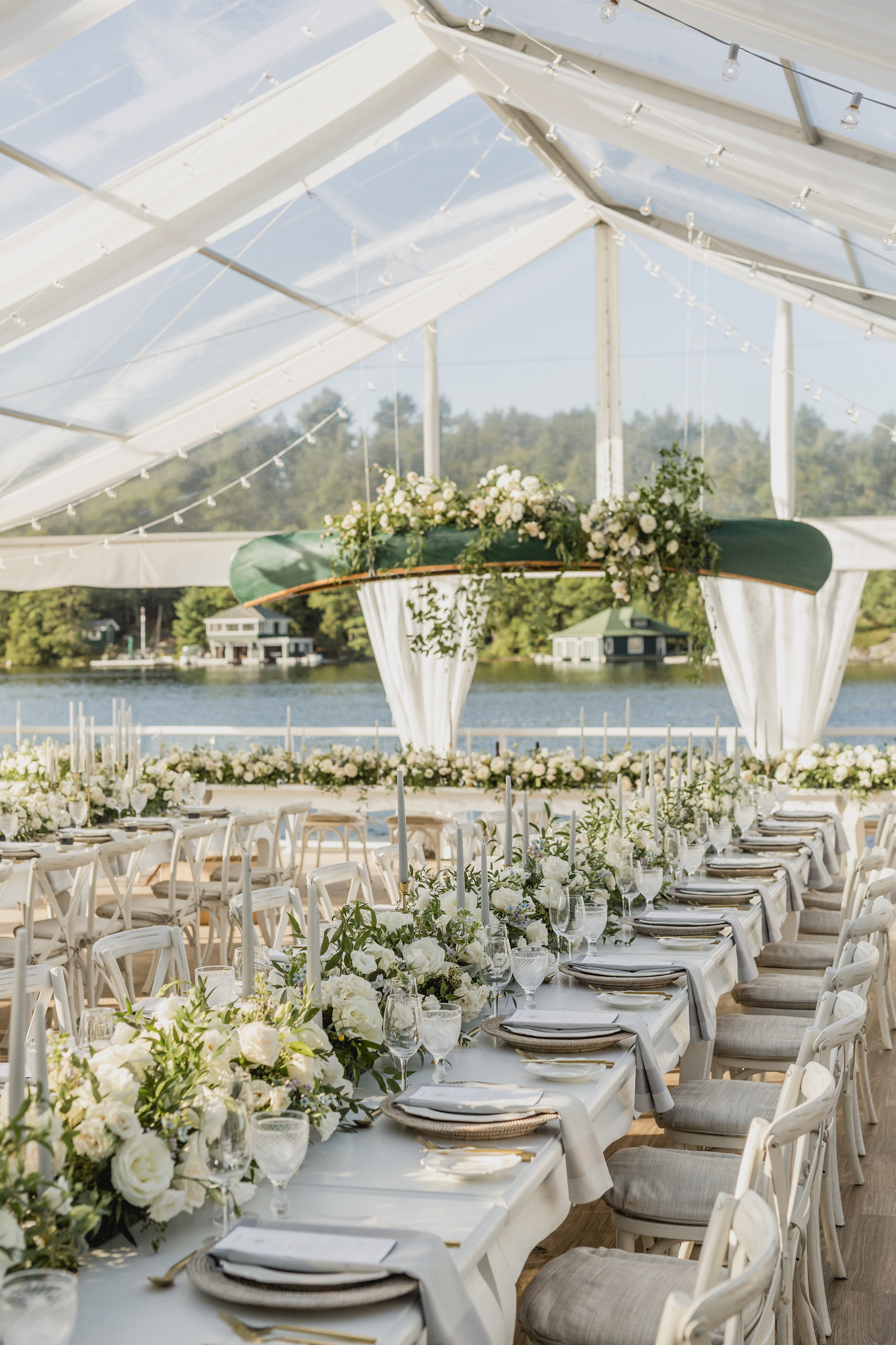 muskoka luxury tent wedding