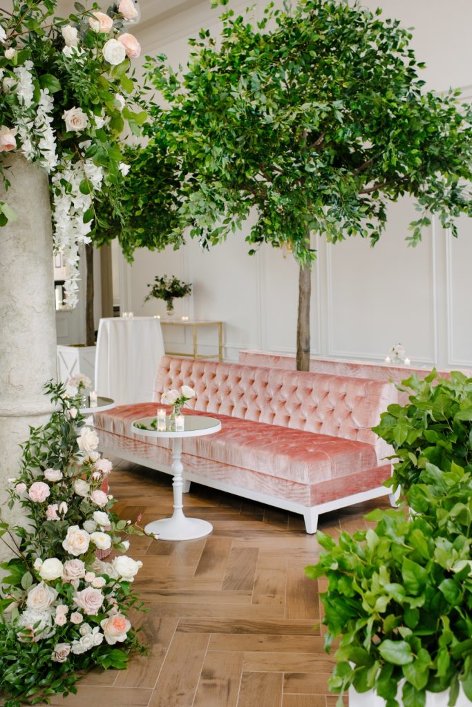 luxury wedding design lounge