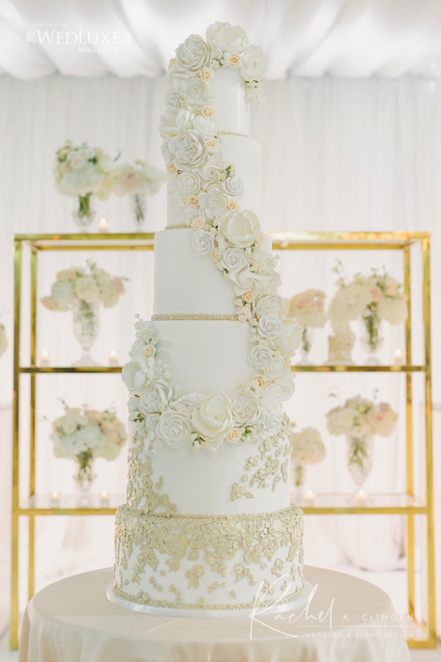 luxury.wedding cake white toronto