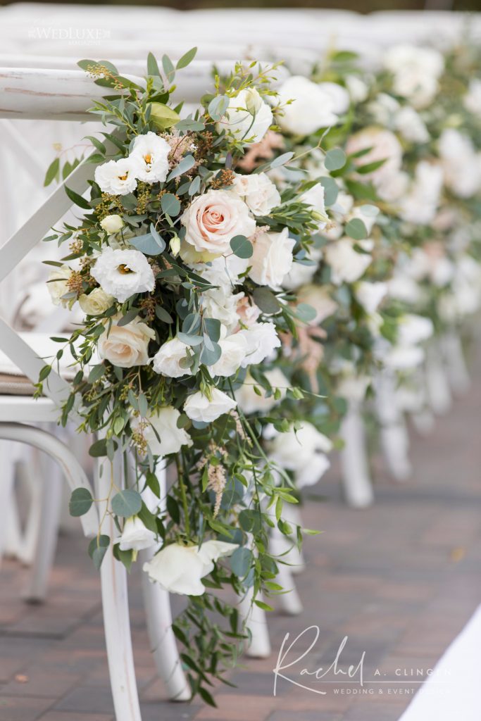 wedding aisle flowers toronto
