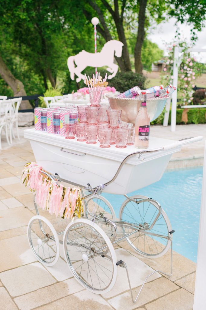 baby carriage baby shower ideas