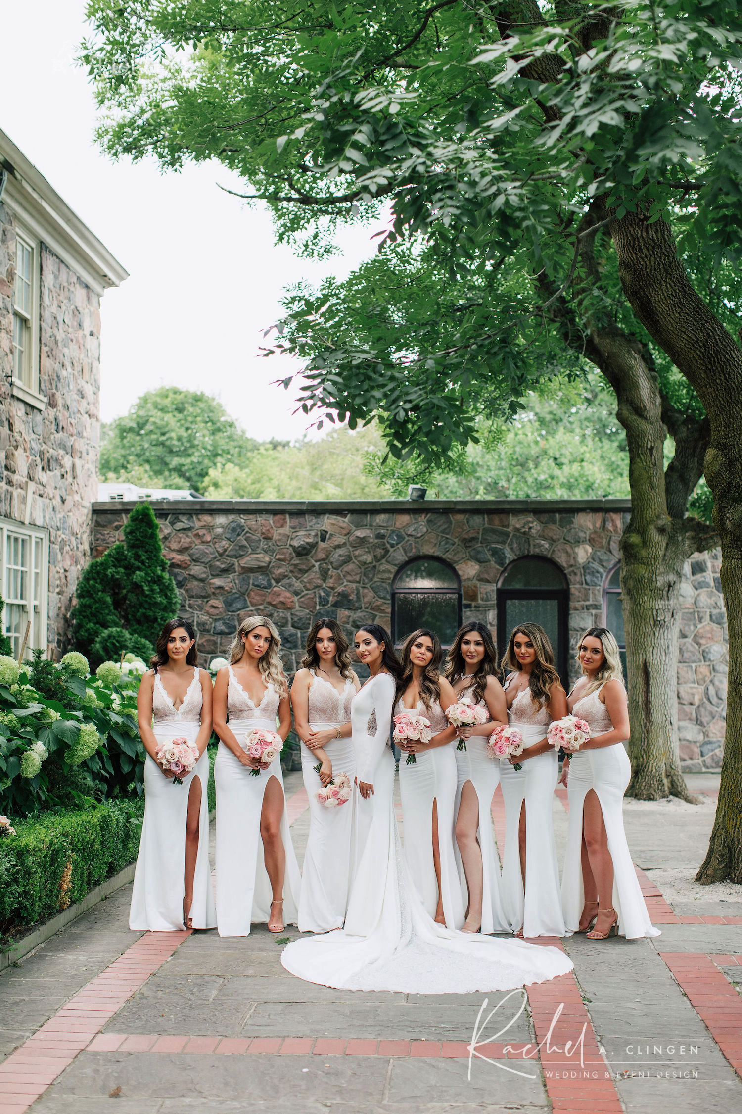 sara blush pink bridesmaids