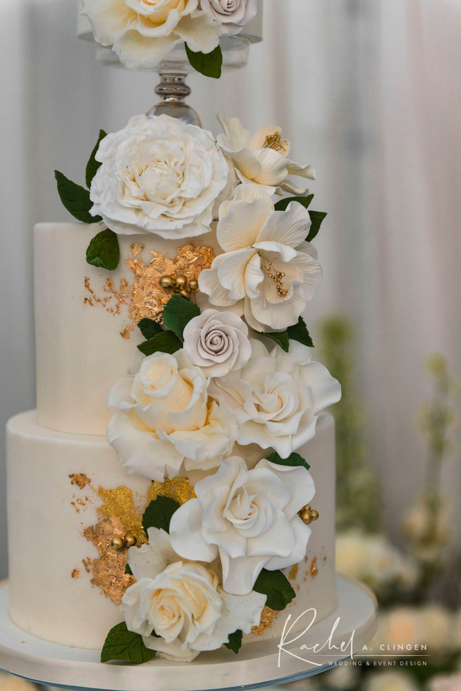 white luxury wedding cake toronto