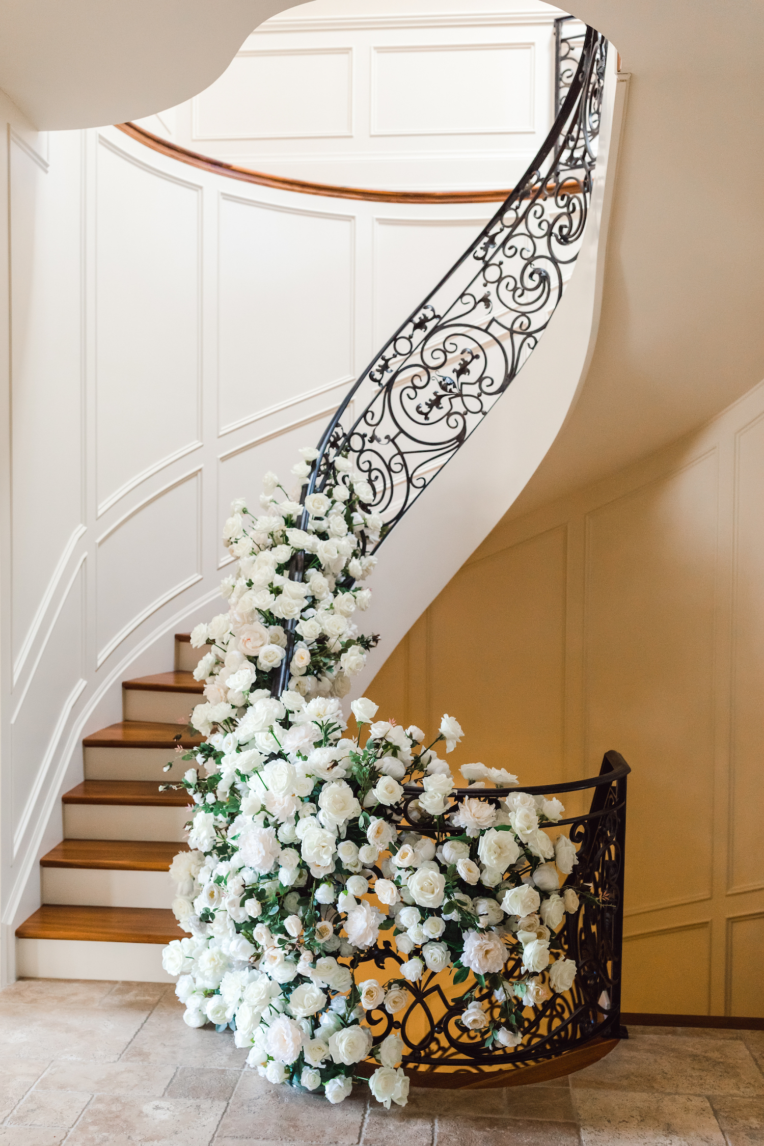 flower brides house staircase