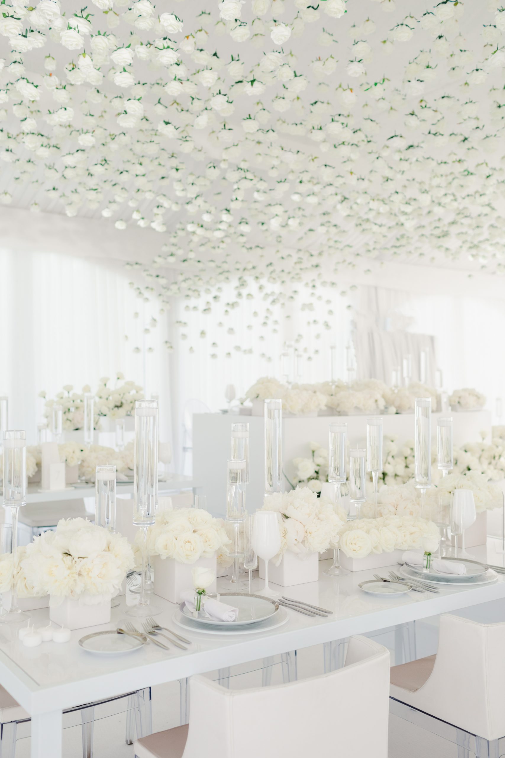 luxury white tent wedding decor toronto