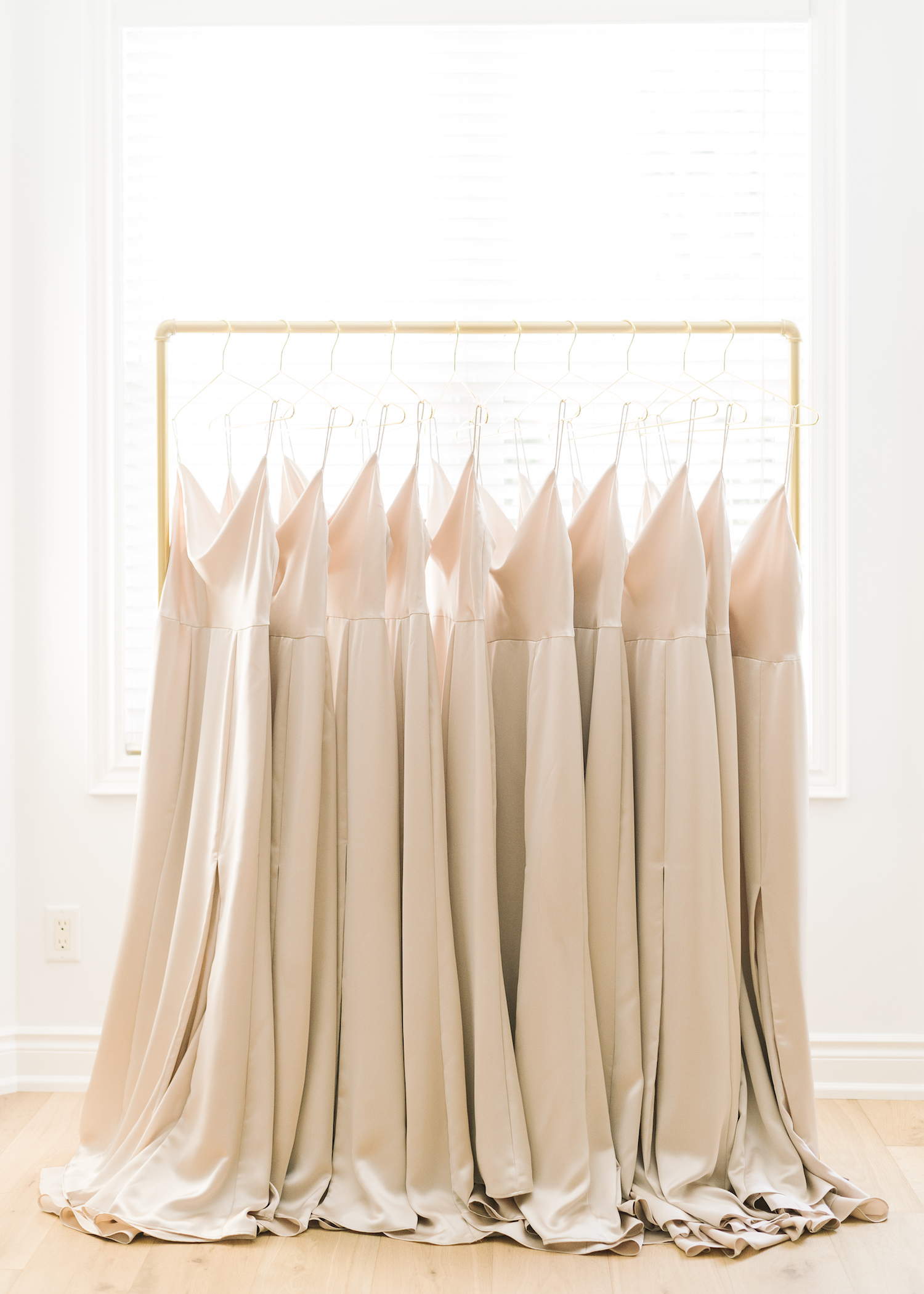 bridesmaids dresses neutral