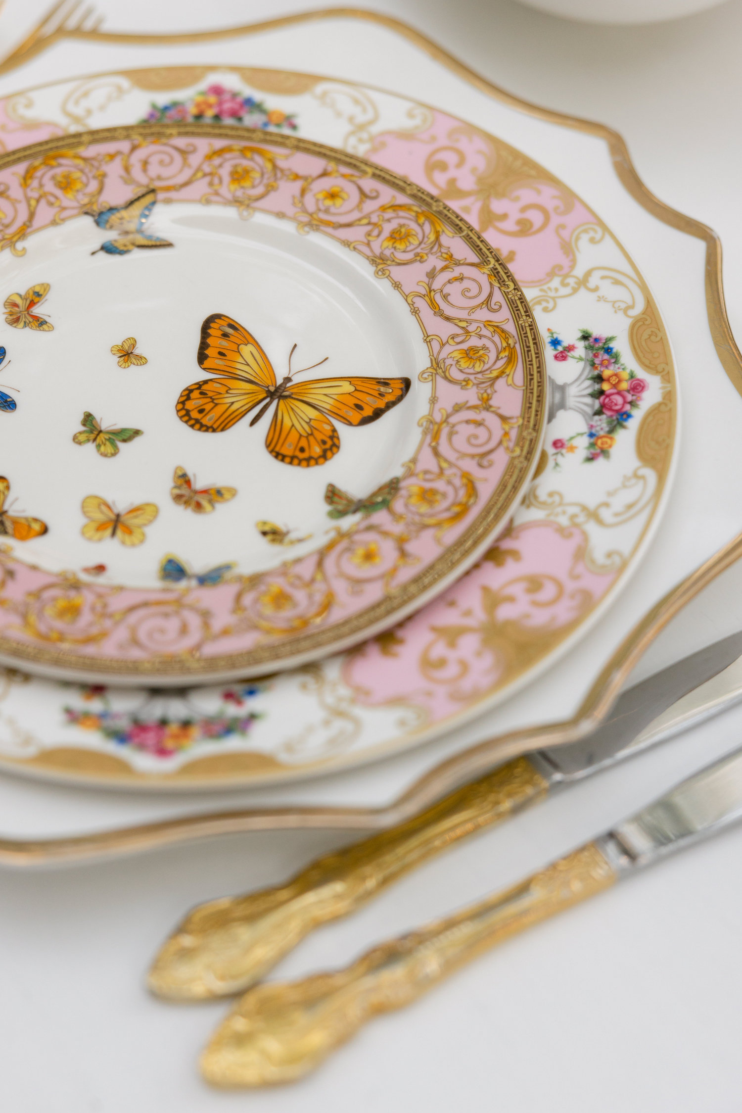 butterfly placesetting