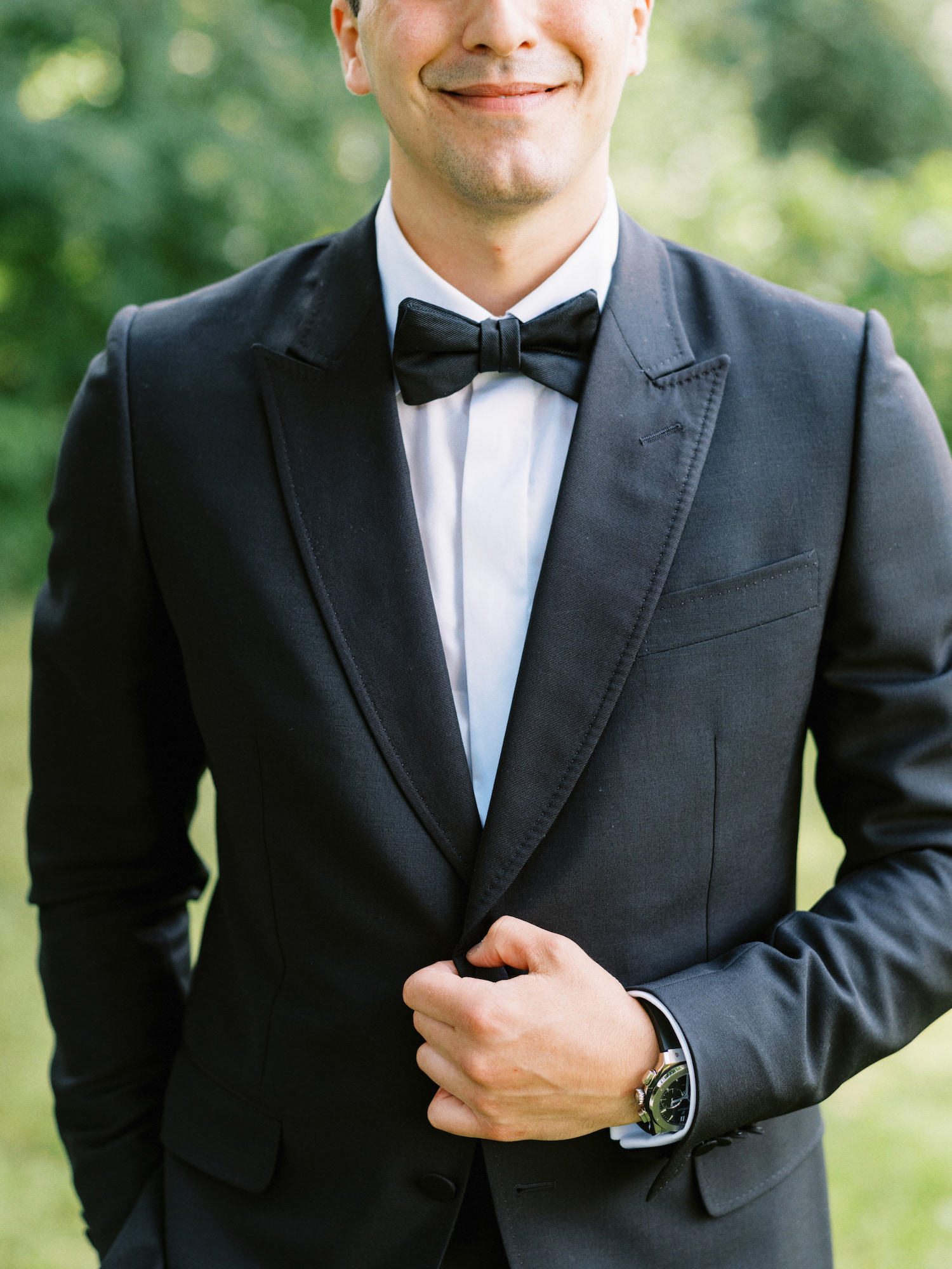 groom portrait designer suit