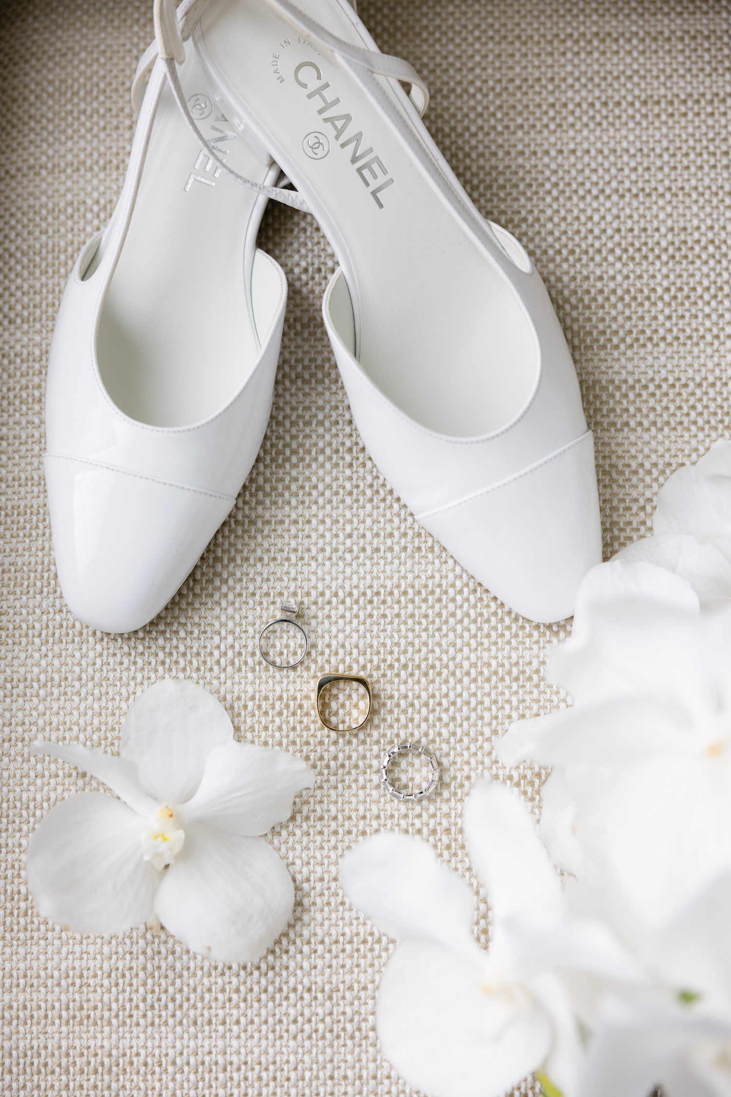 toronto wedding chanel shoe detail photo