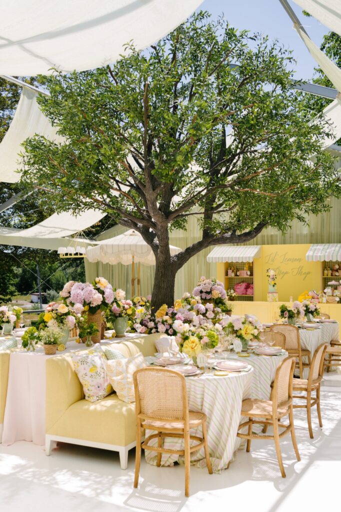 tent baby shower