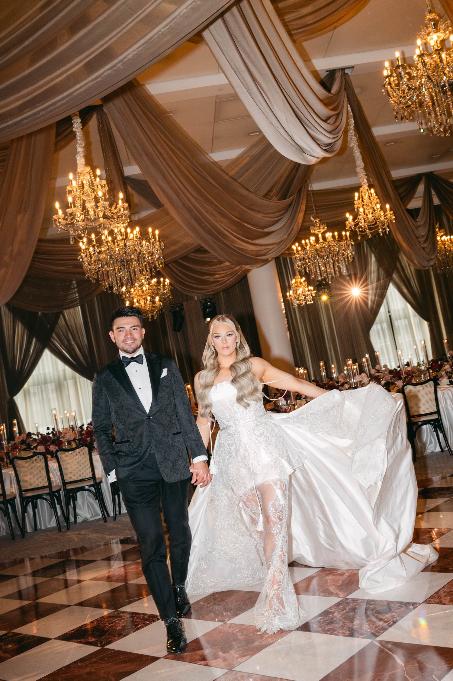 nick caitlin wedding entrance