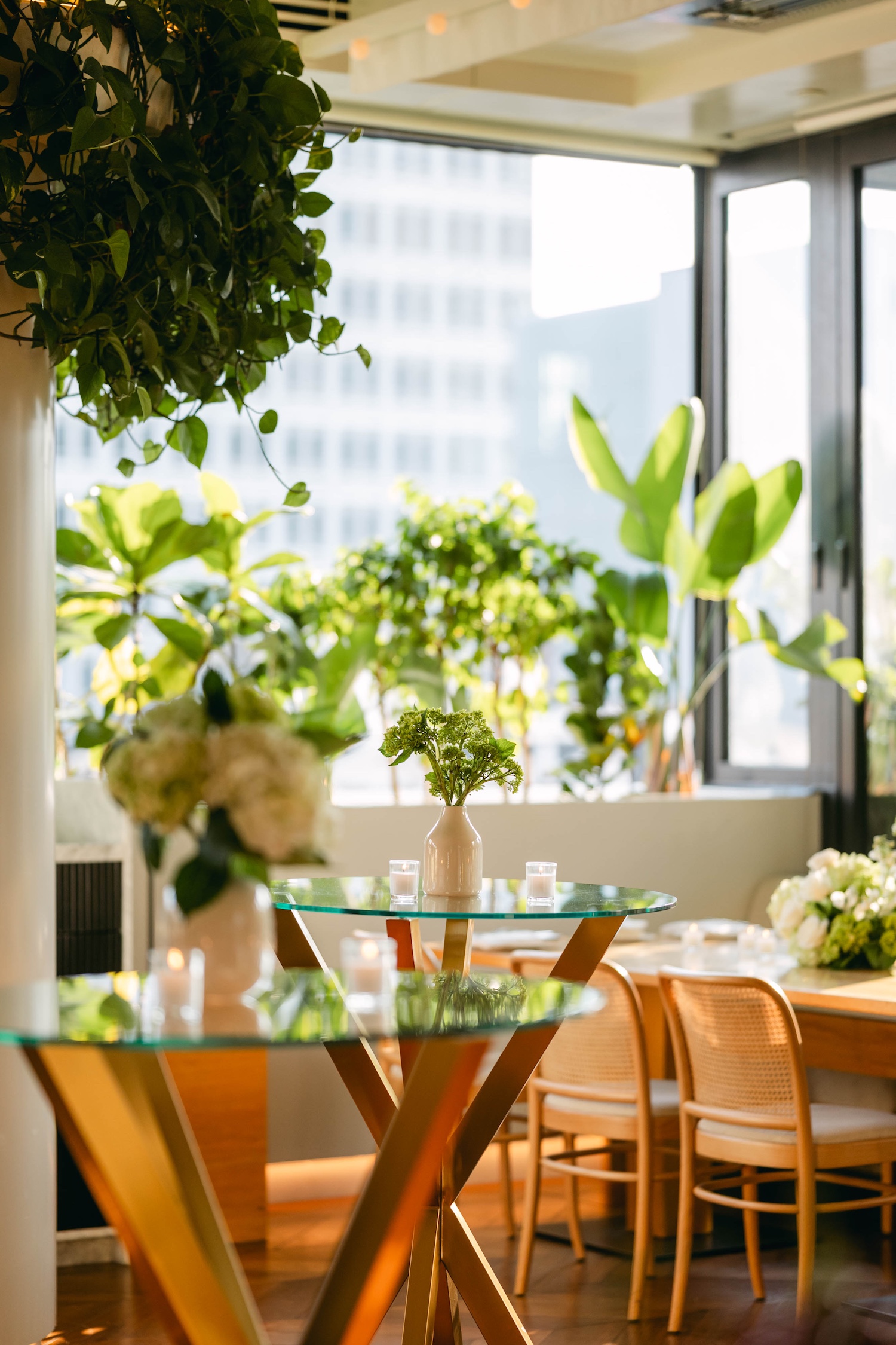 welcome party florals